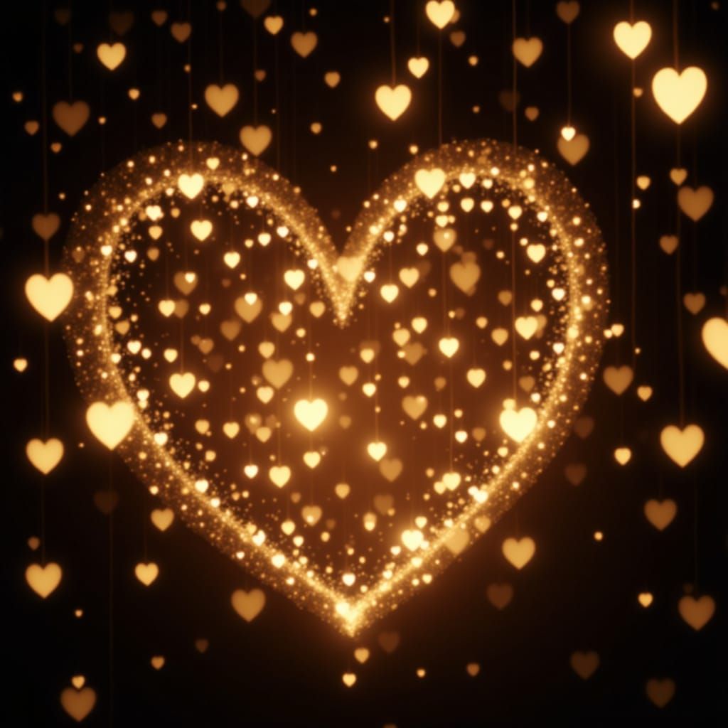 <lora:Holding a Heart:1.0> bokeh sparkles hearts glowing