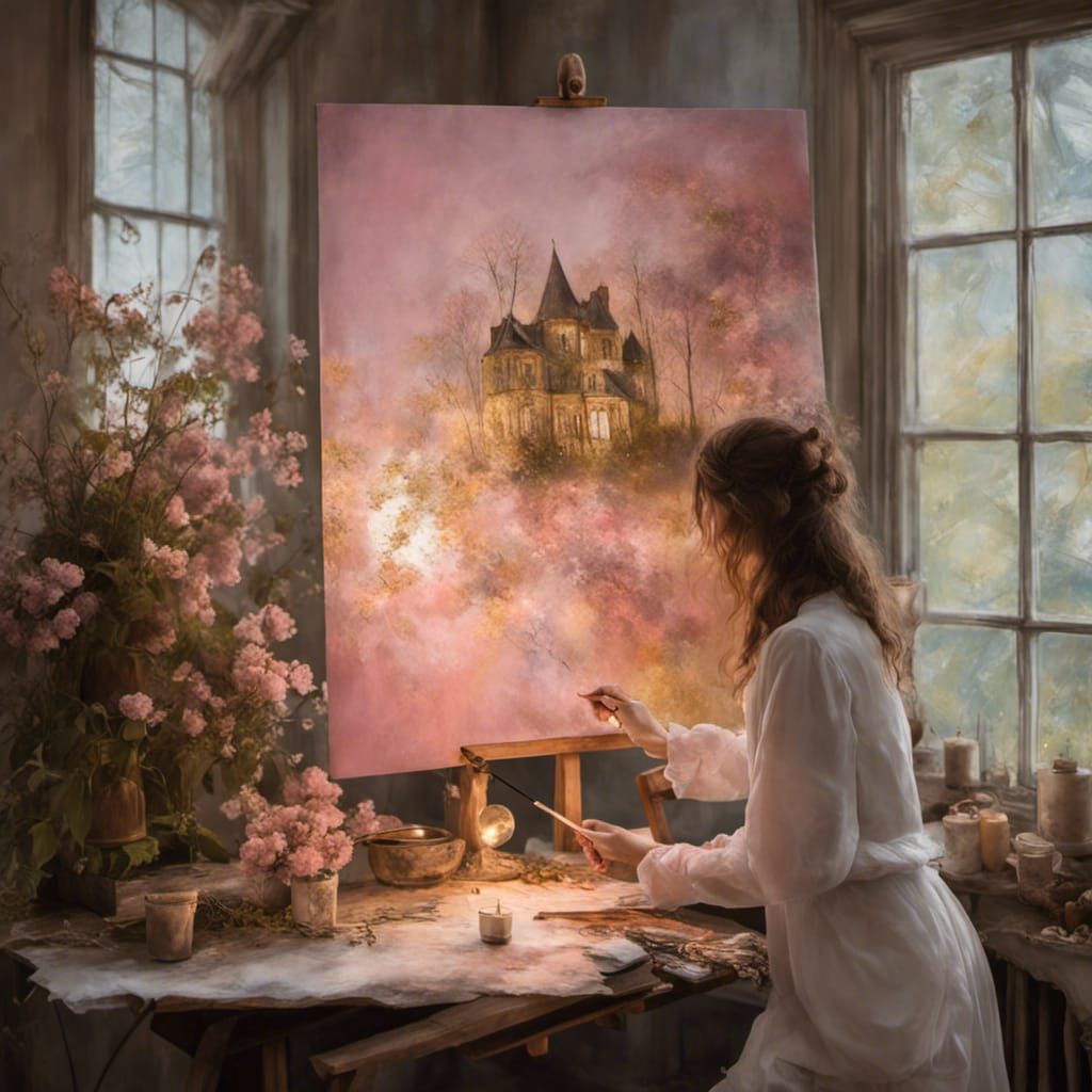 Felicity's Art The Manor of Tura Series AI Generated Artwork