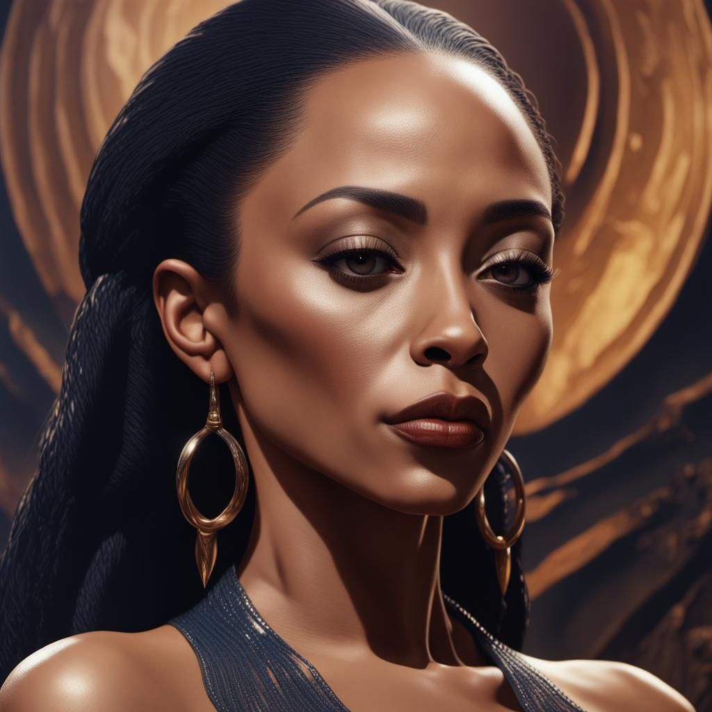 Singer Sade Adu as a smooth operator