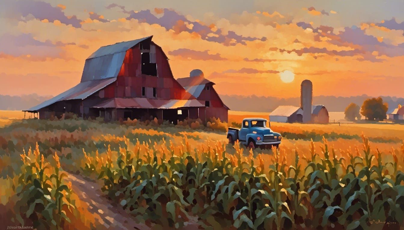 Sunset on a Long Day