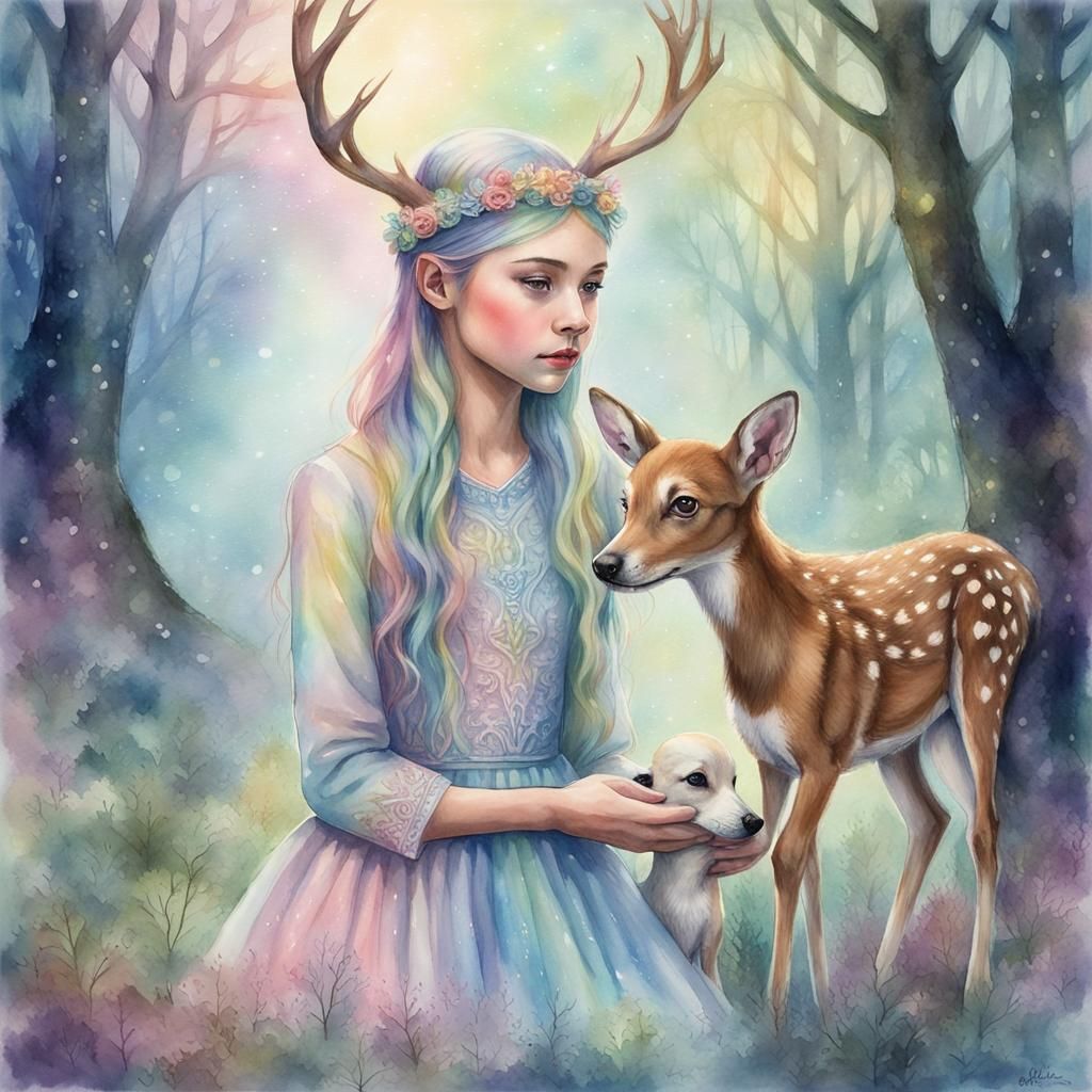 Elf and her friends
