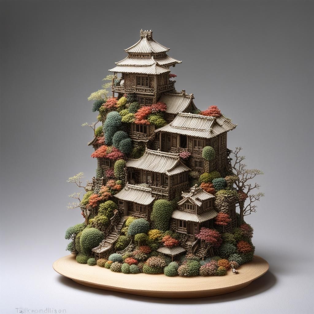 miniature sculpture by takanori aiba