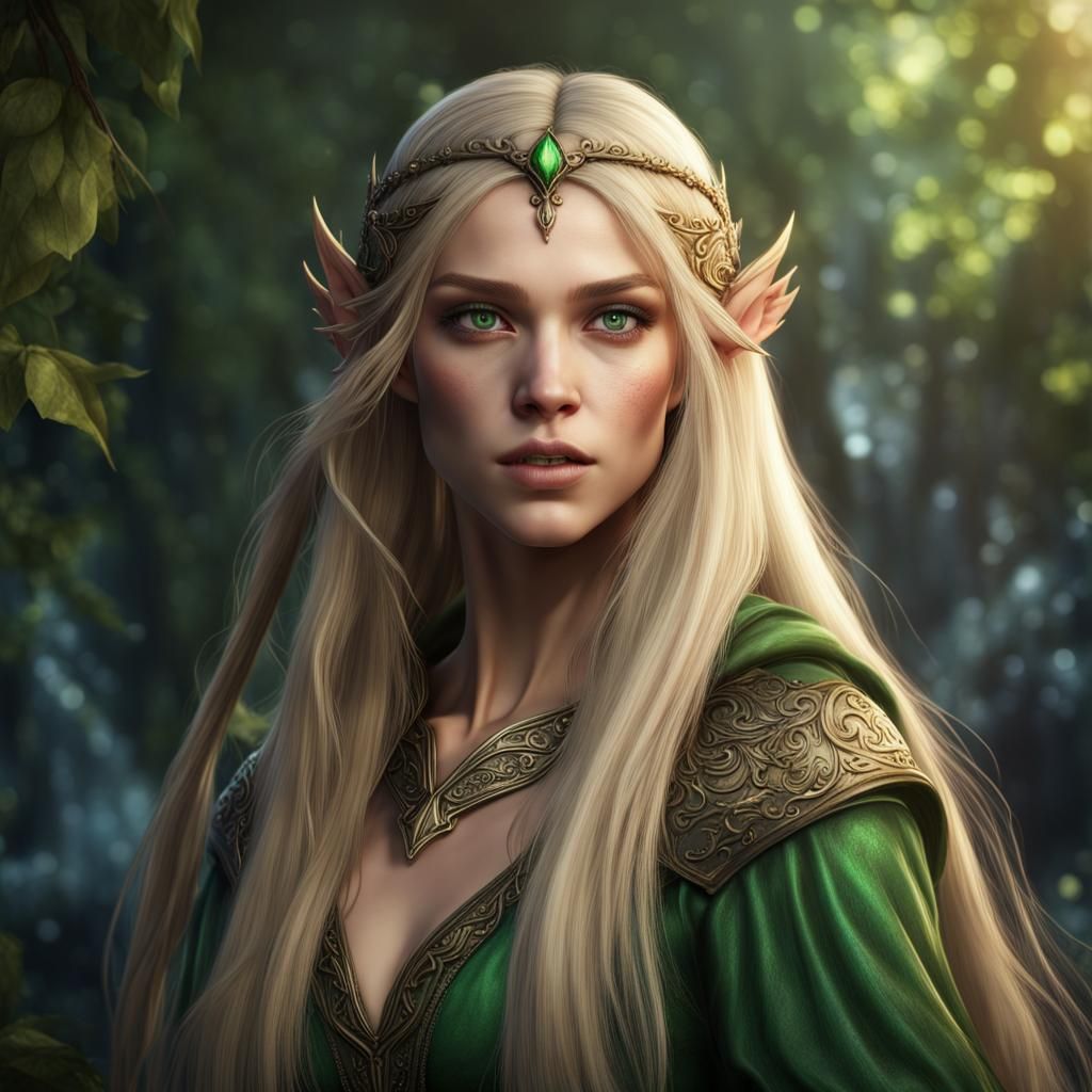 queen of the elfs - AI Generated Artwork - NightCafe Creator