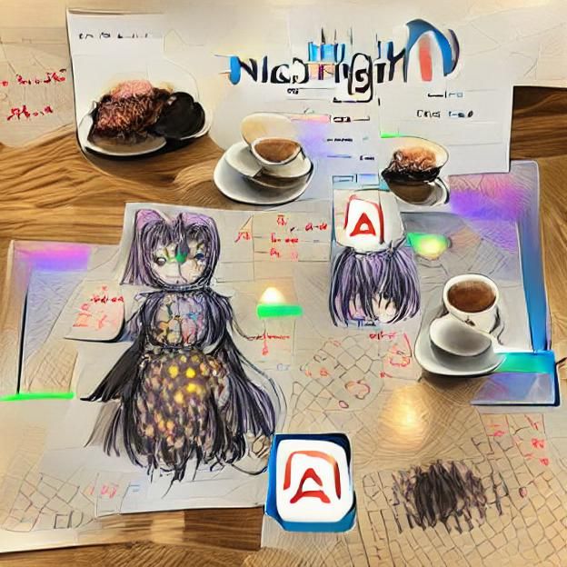 NightCafé AI draws NightCafé AI Draws Itself Itself Itself