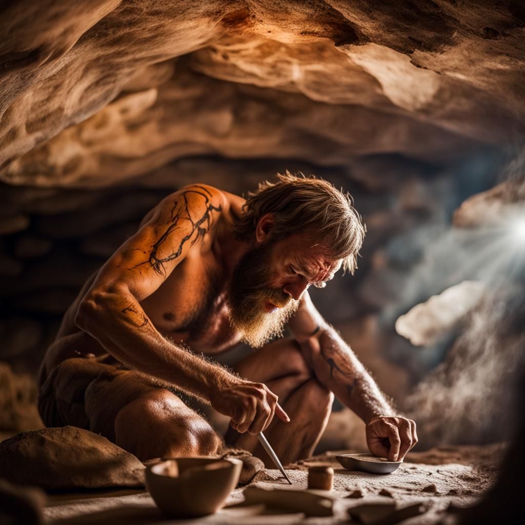 Prehistoric man  by @Marcos