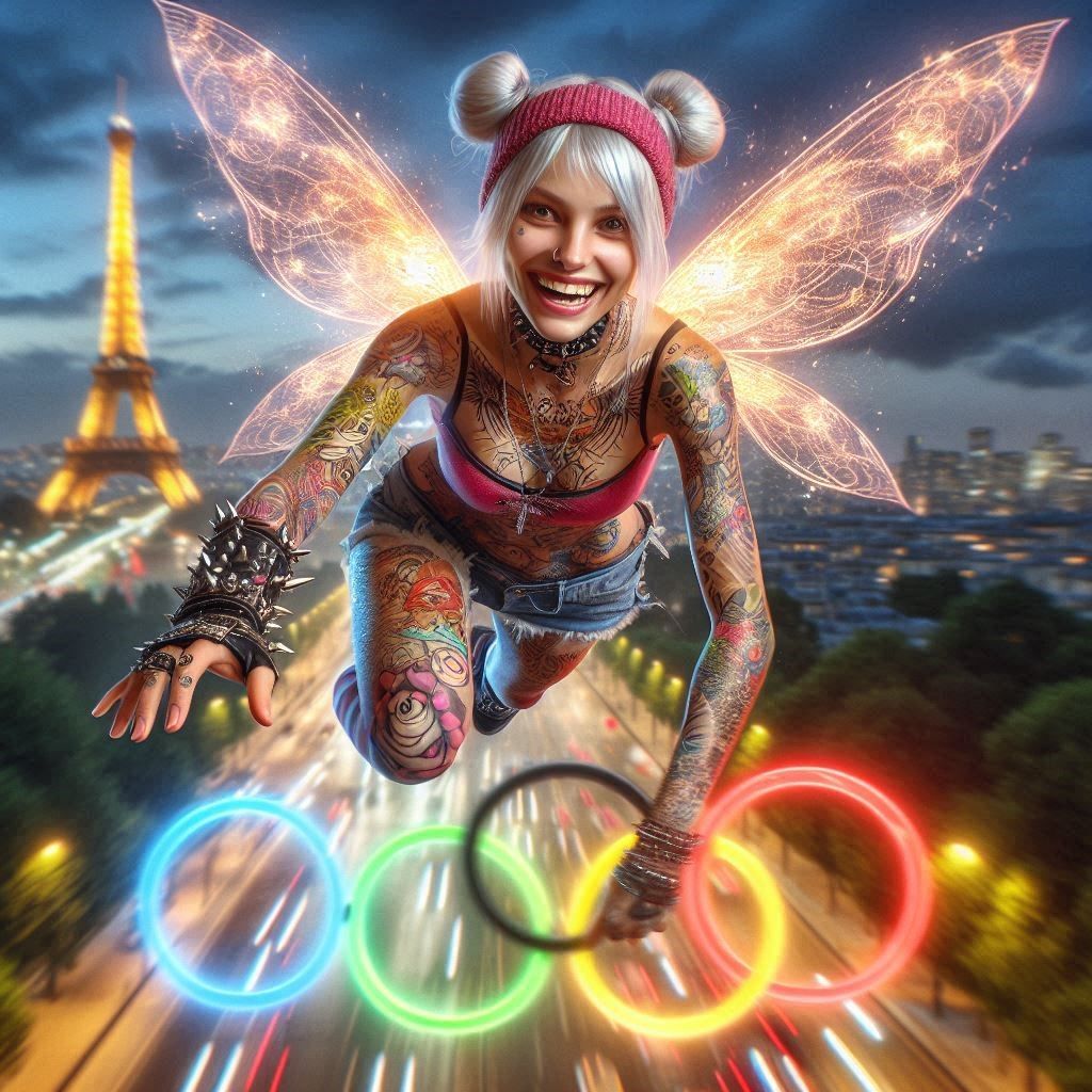 The good fairy of the Olympics