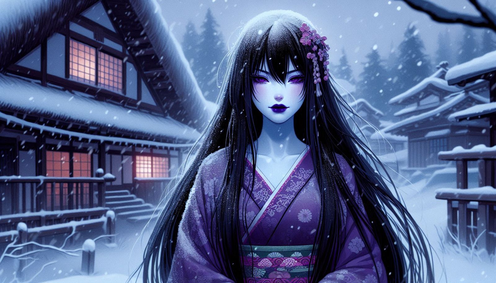 Yuki-onna  by @Days