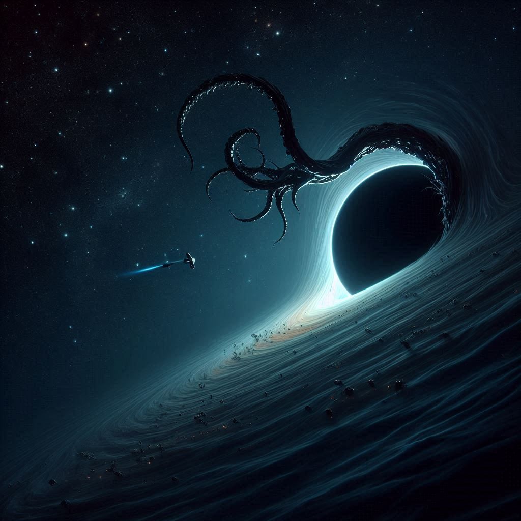 The pull of the black hole