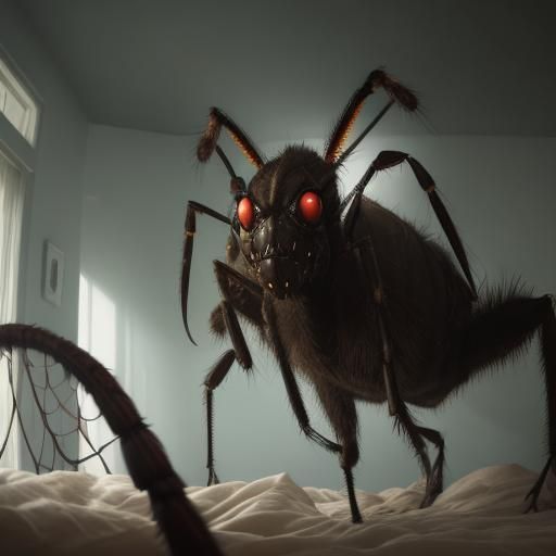 Absolutely horrifying nightmarish 
humanoid creature evil co...