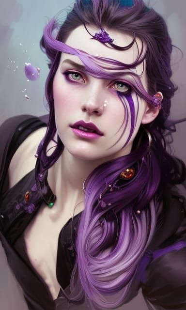 Made of purple rain  by @Lilica M Jennings