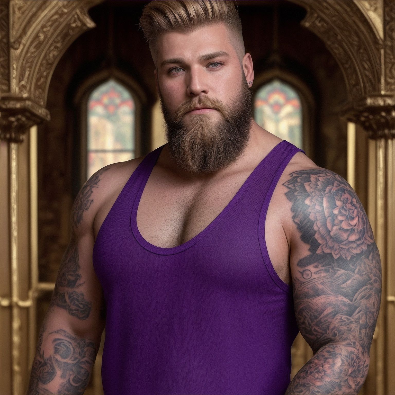 Handsome hairy man - AI Generated Artwork - NightCafe Creator