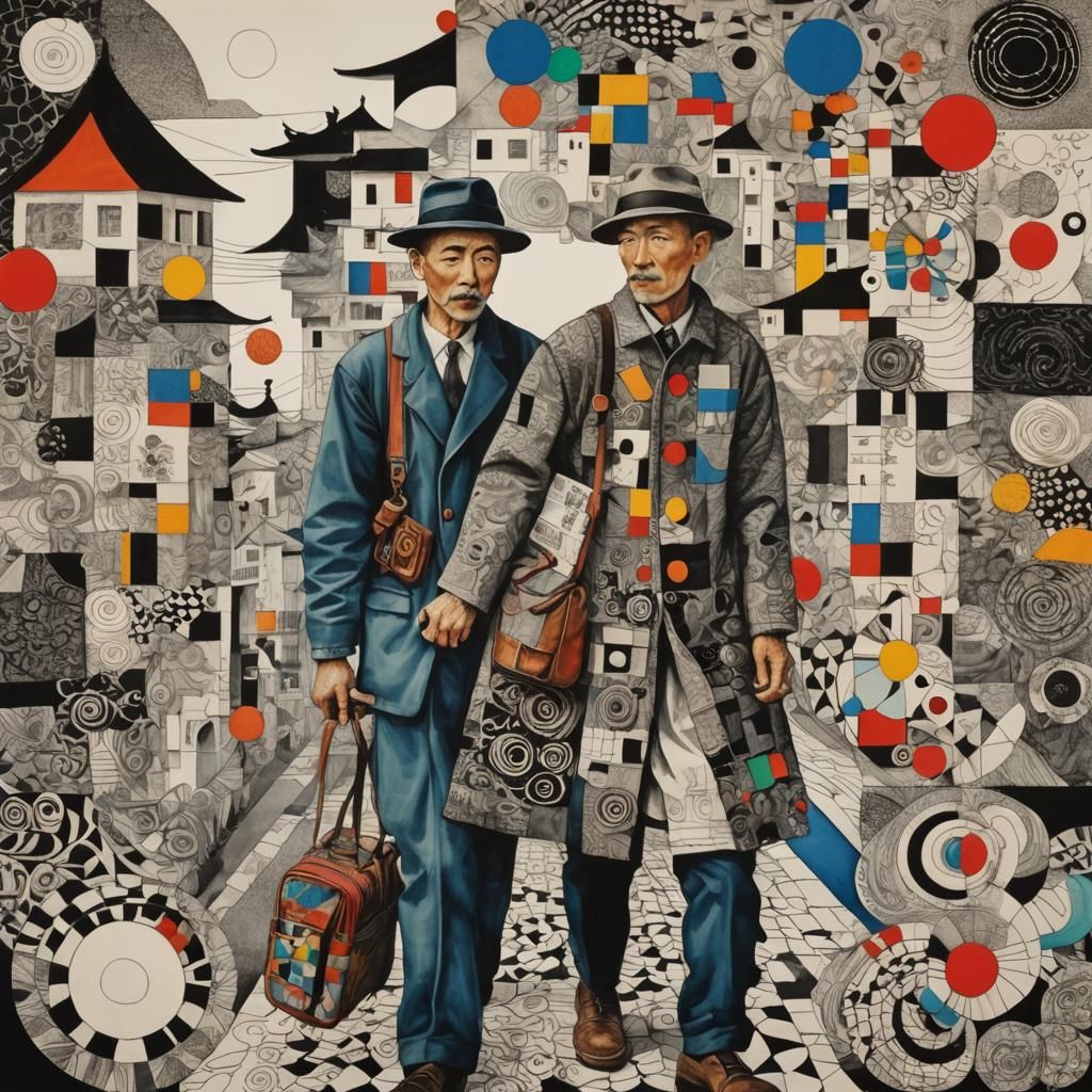 The Tourists come home from a long journey