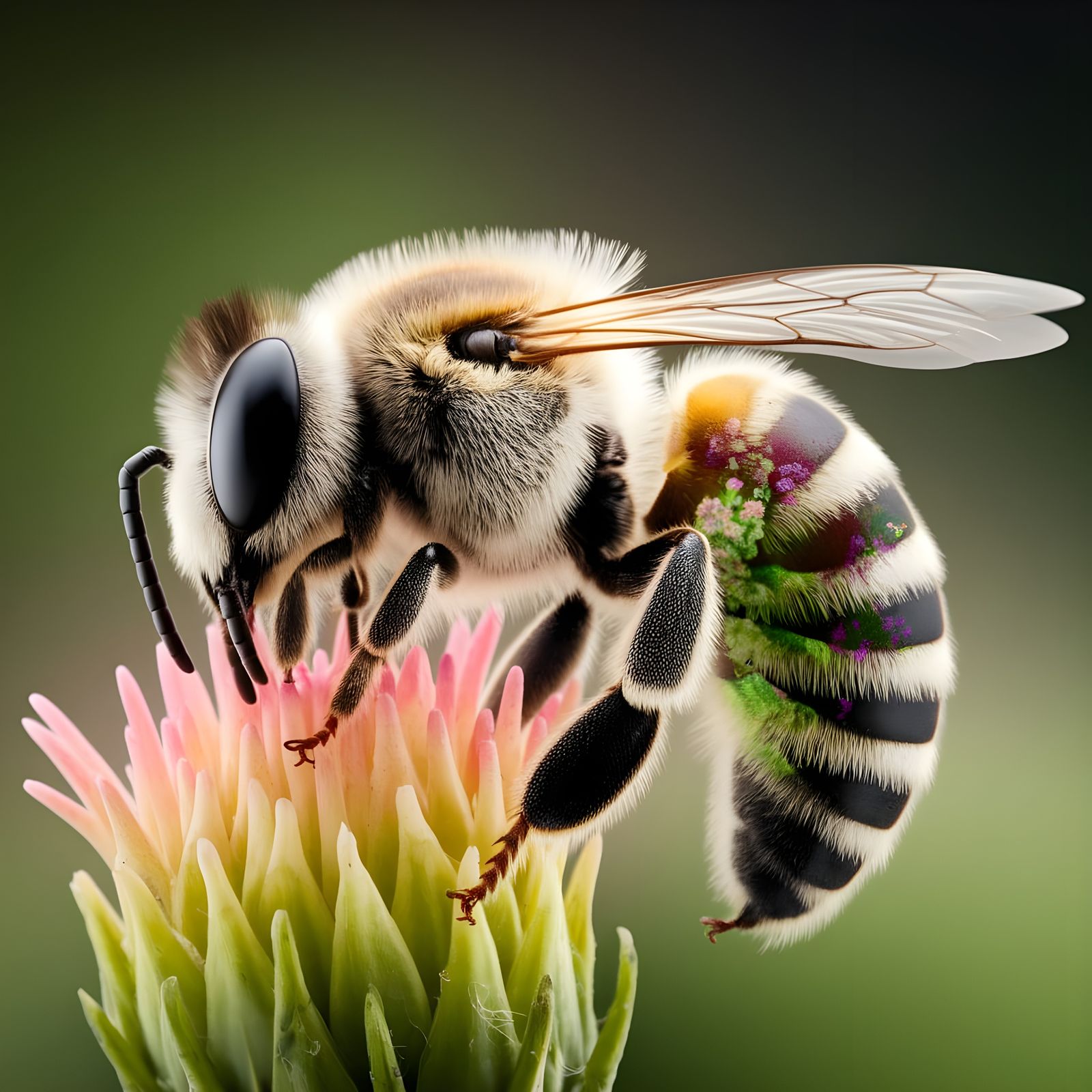 The buzzing Workaholic 🌸  by @Parameshvara