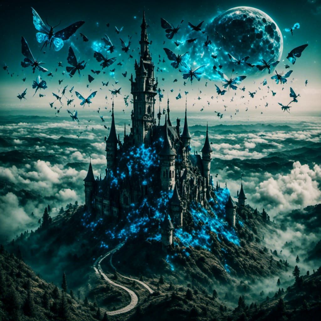Falling city  by @FleurTerreur