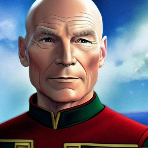 Captain Picard in a fantasy world