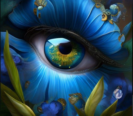 Flower eye into your soul false