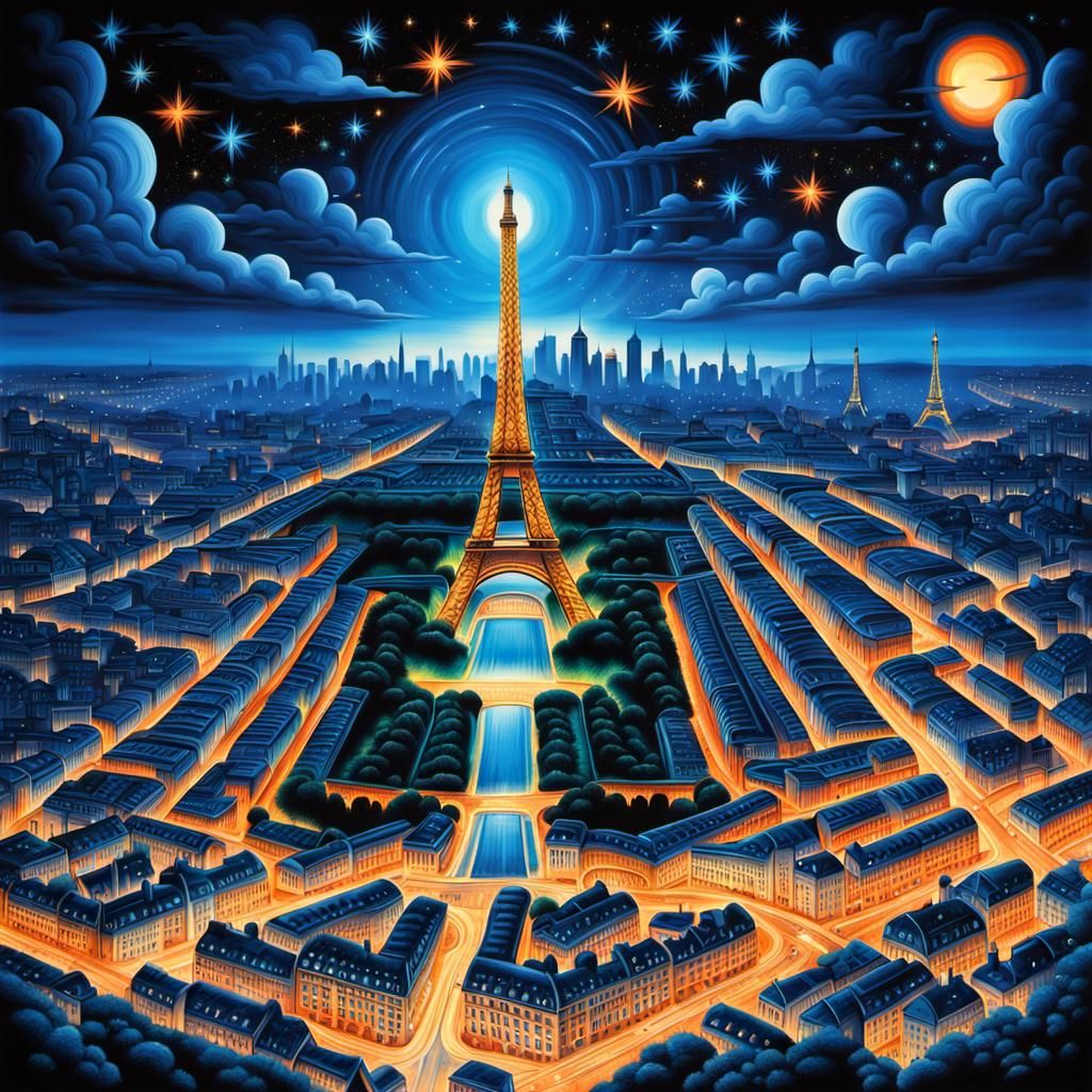 Lichtstad parijs