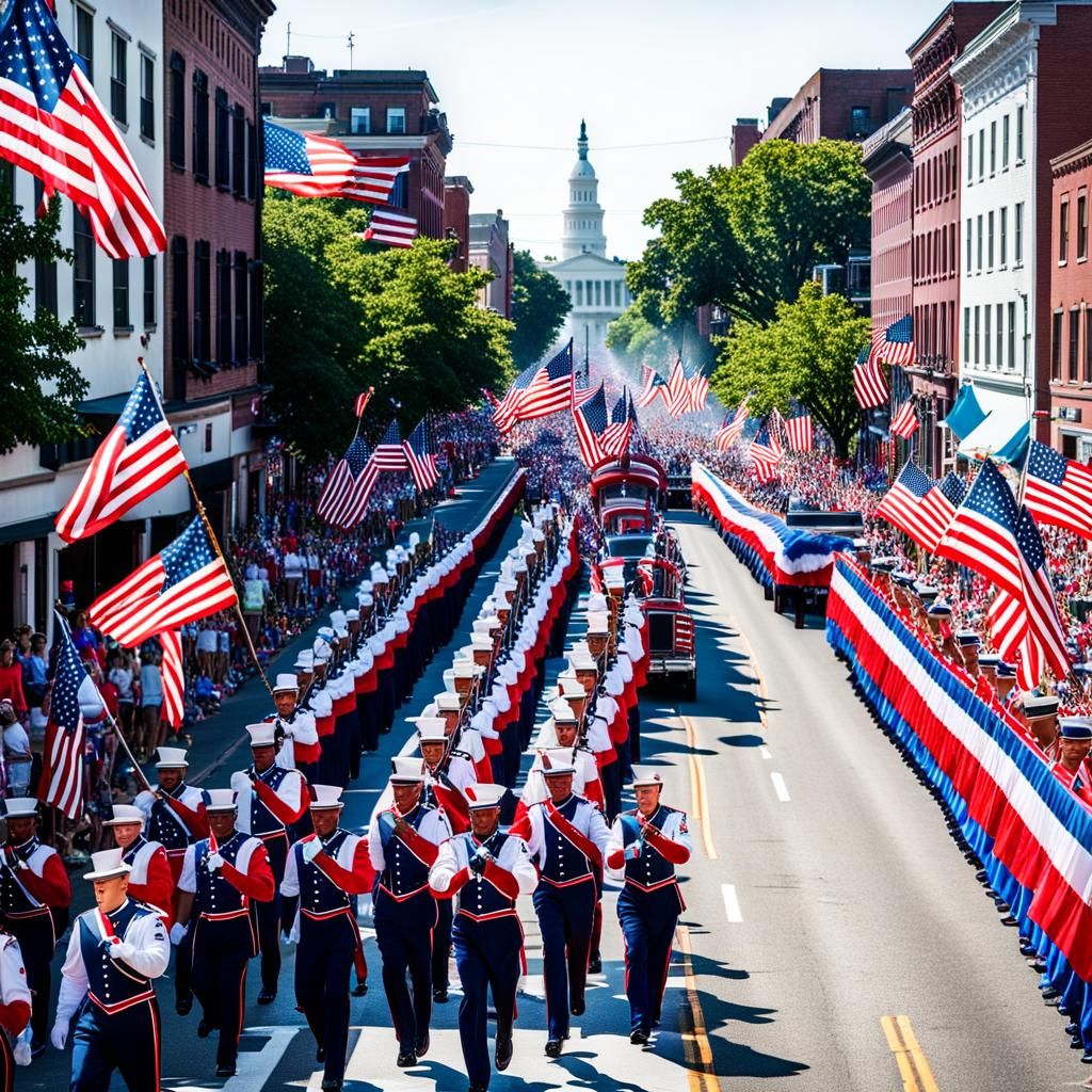 Happy 4th of July - Independence Day Salute - The USA proudl...