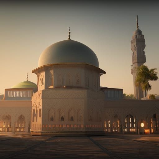 In mosque Friday 1