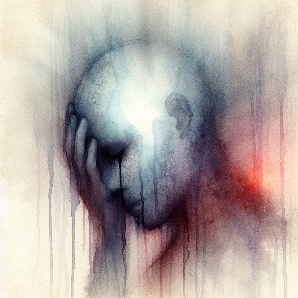 Exhaustion, headache and intense sadness