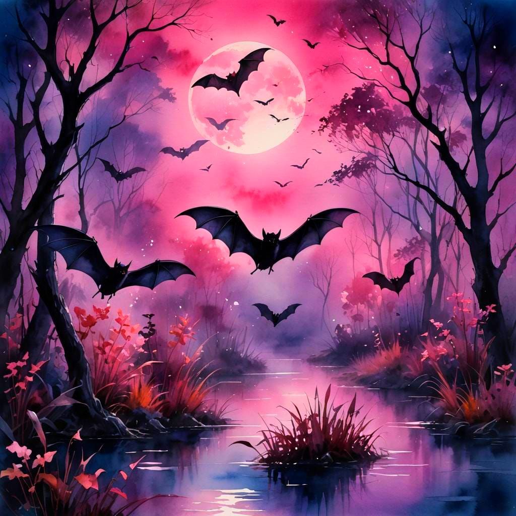 Pink swamps