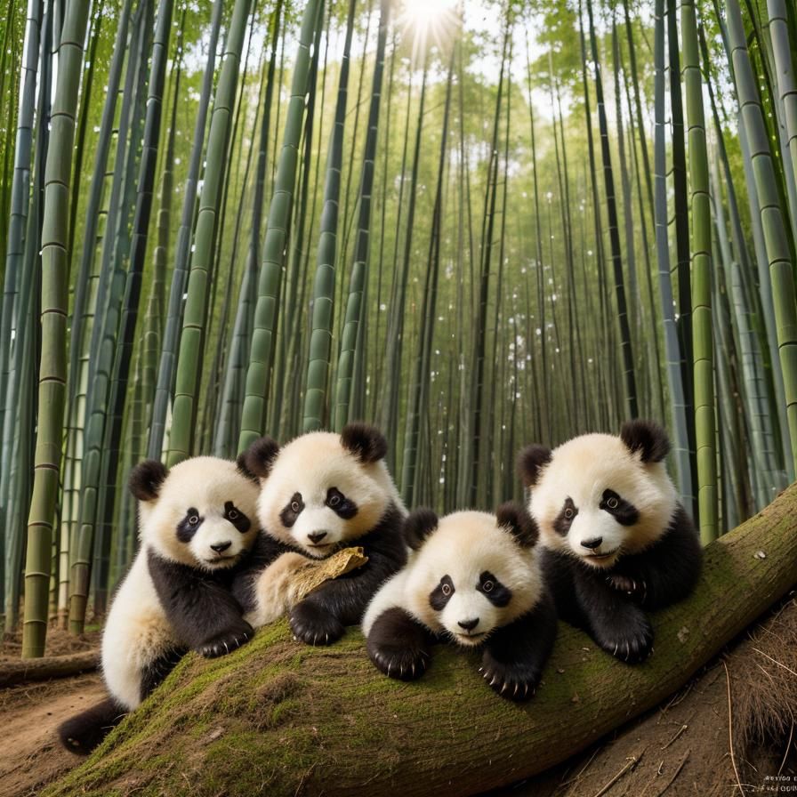 Baby pandy!… baby pandas! - AI Generated Artwork - NightCafe Creator