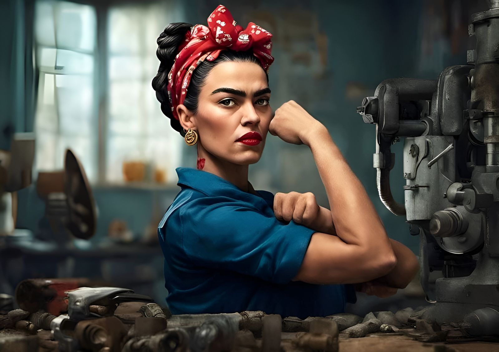 Freedom Frida, Doing Her Part  by @Quiet Volcano