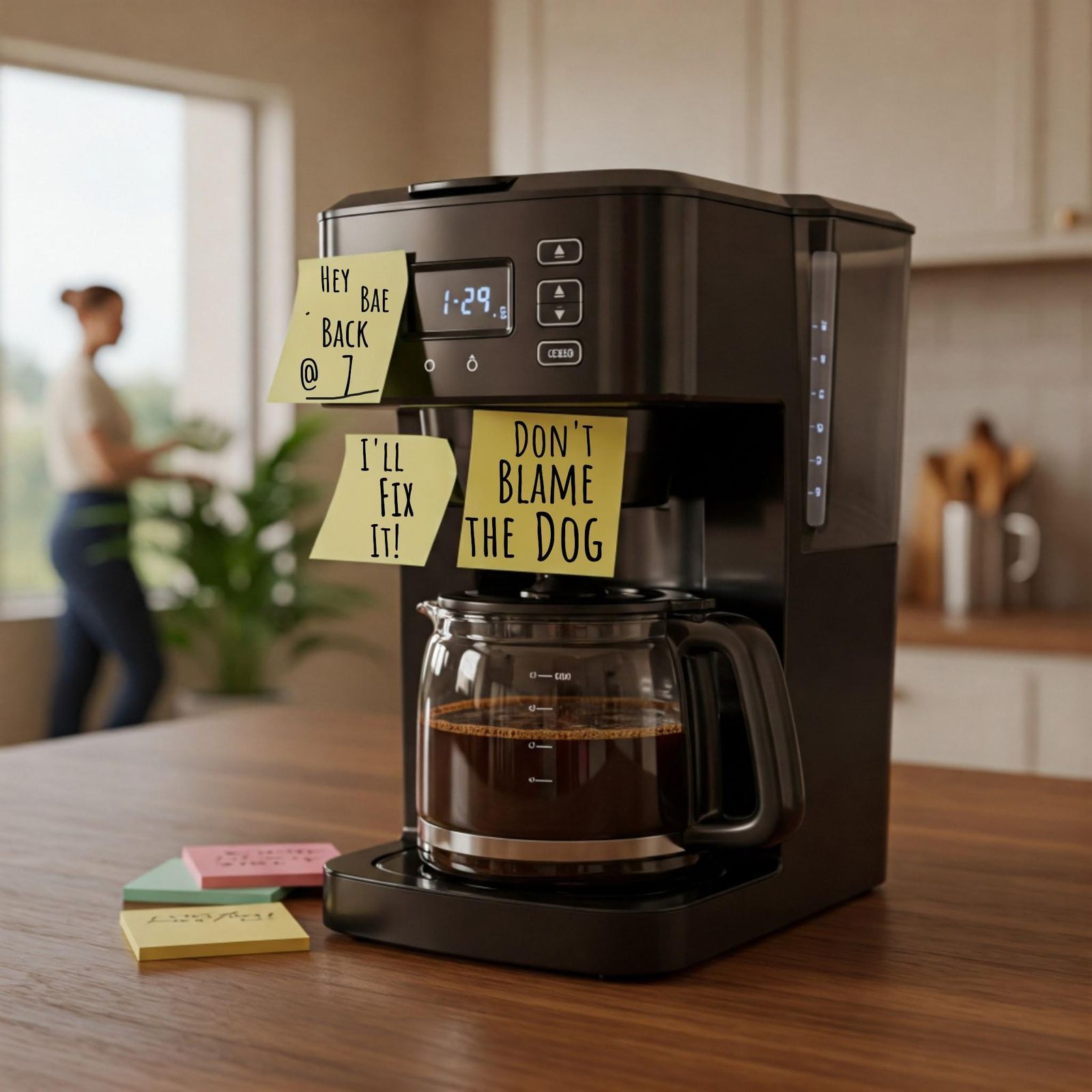 I broke something before I left