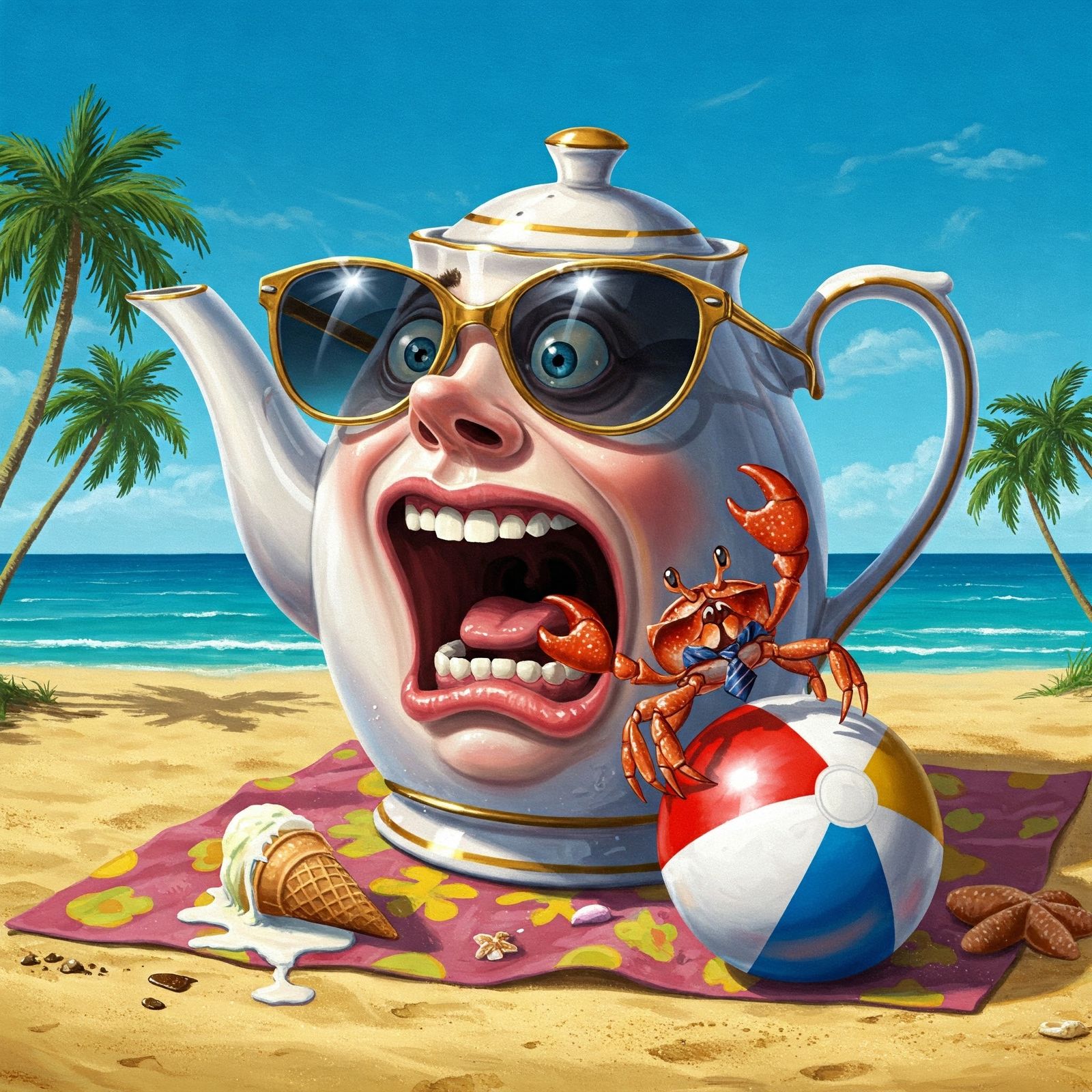 Terrified Teapots -2- There may be a joke about crabs and balls to be made but Iβm not the type to make it.