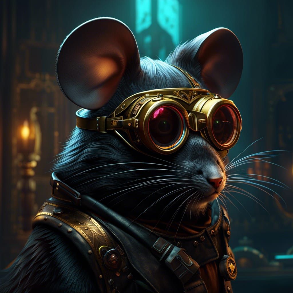 Steampunk Mouse - AI Generated Artwork - NightCafe Creator