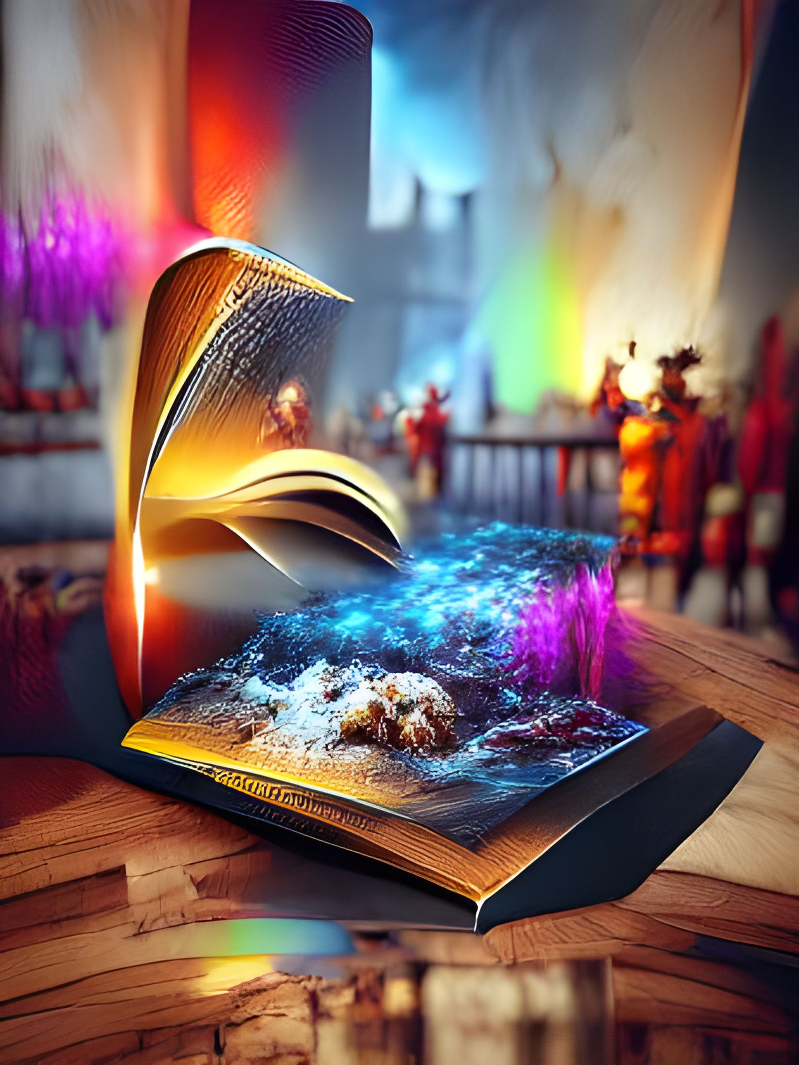 Magic book - AI Generated Artwork - NightCafe Creator