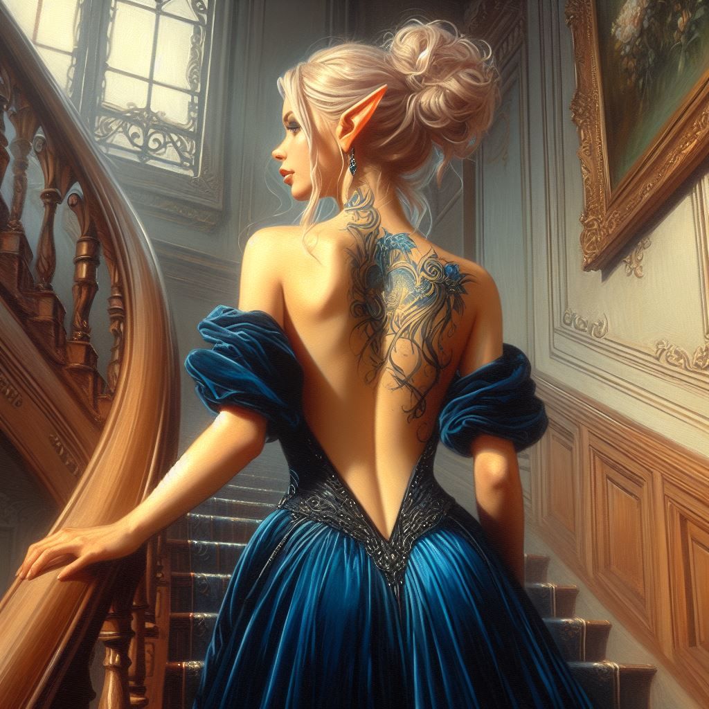 The Tattoo and the Backless Gown