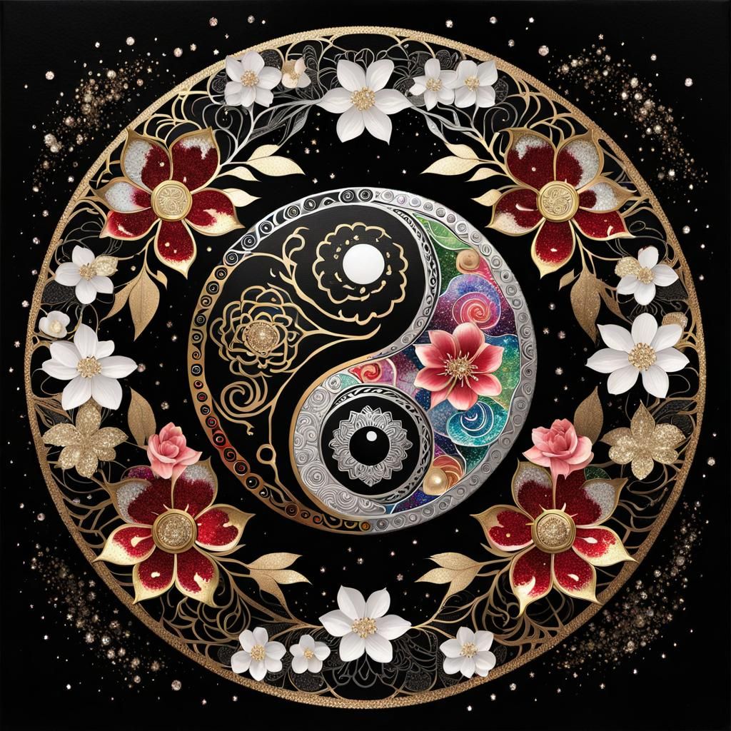 yin yang mandala