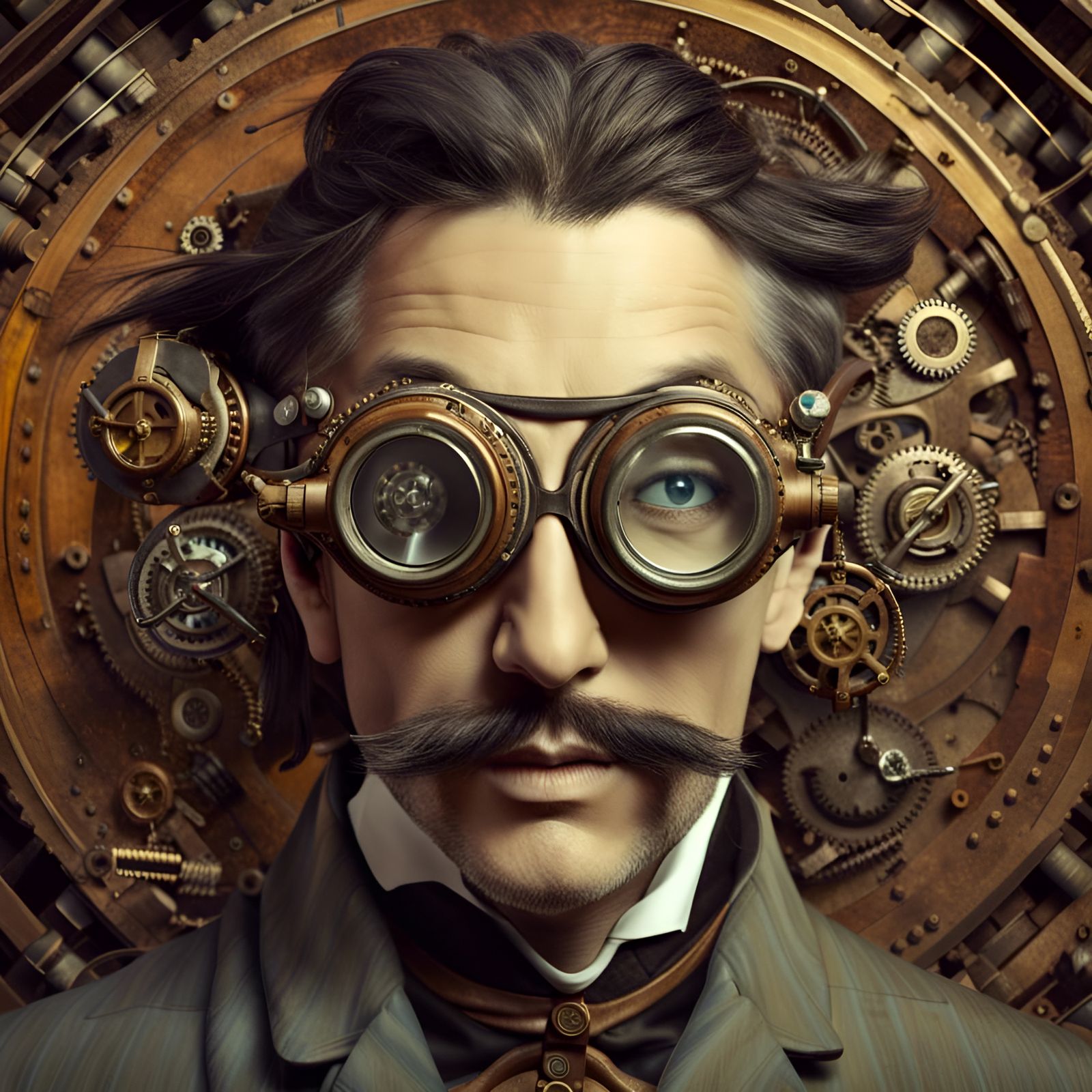 Steampunk goggles