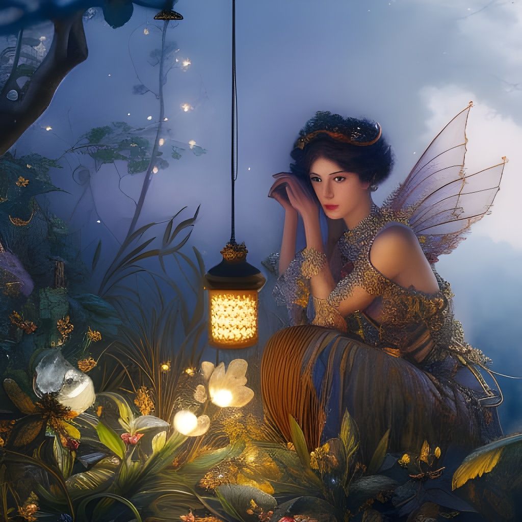 Fairy garden party - AI Generated Artwork - NightCafe Creator