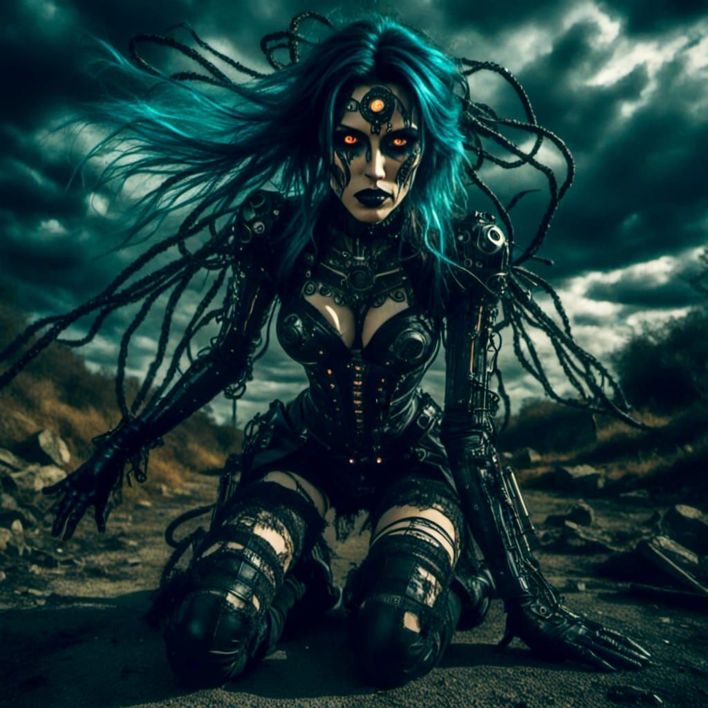  <lora:CyberGothica:1.0>