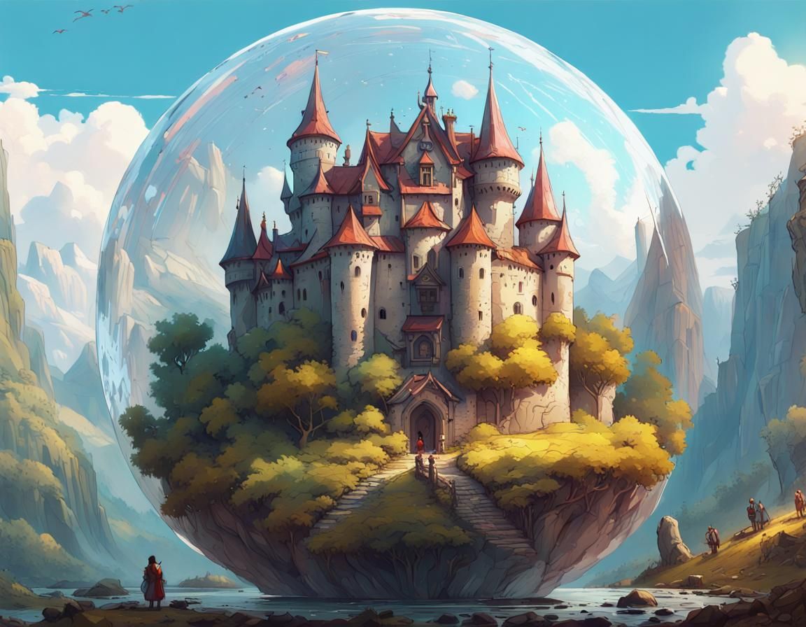 Fantasy Castles part 1, castle art 