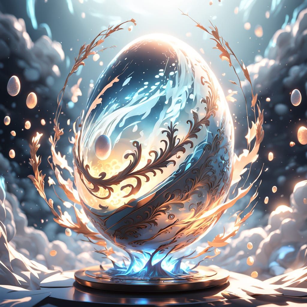 Abstract Egg Designs  by @niina