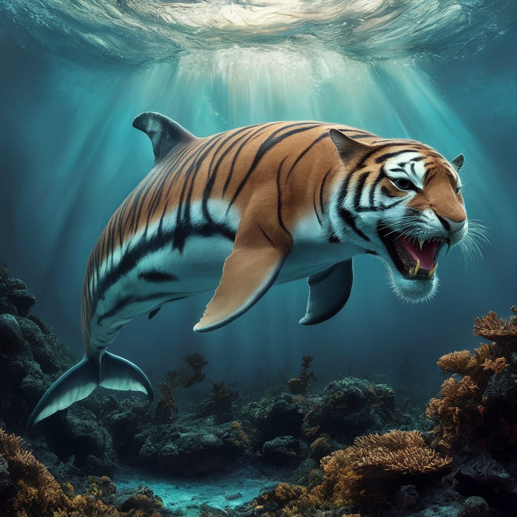 A Tiger Dolphin Mashup
