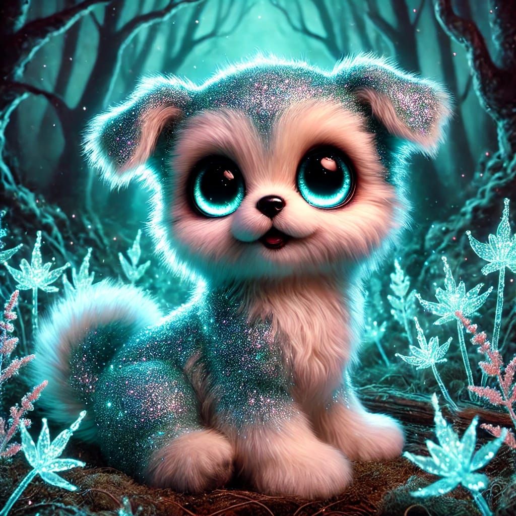 Cute Mystical Puppy
