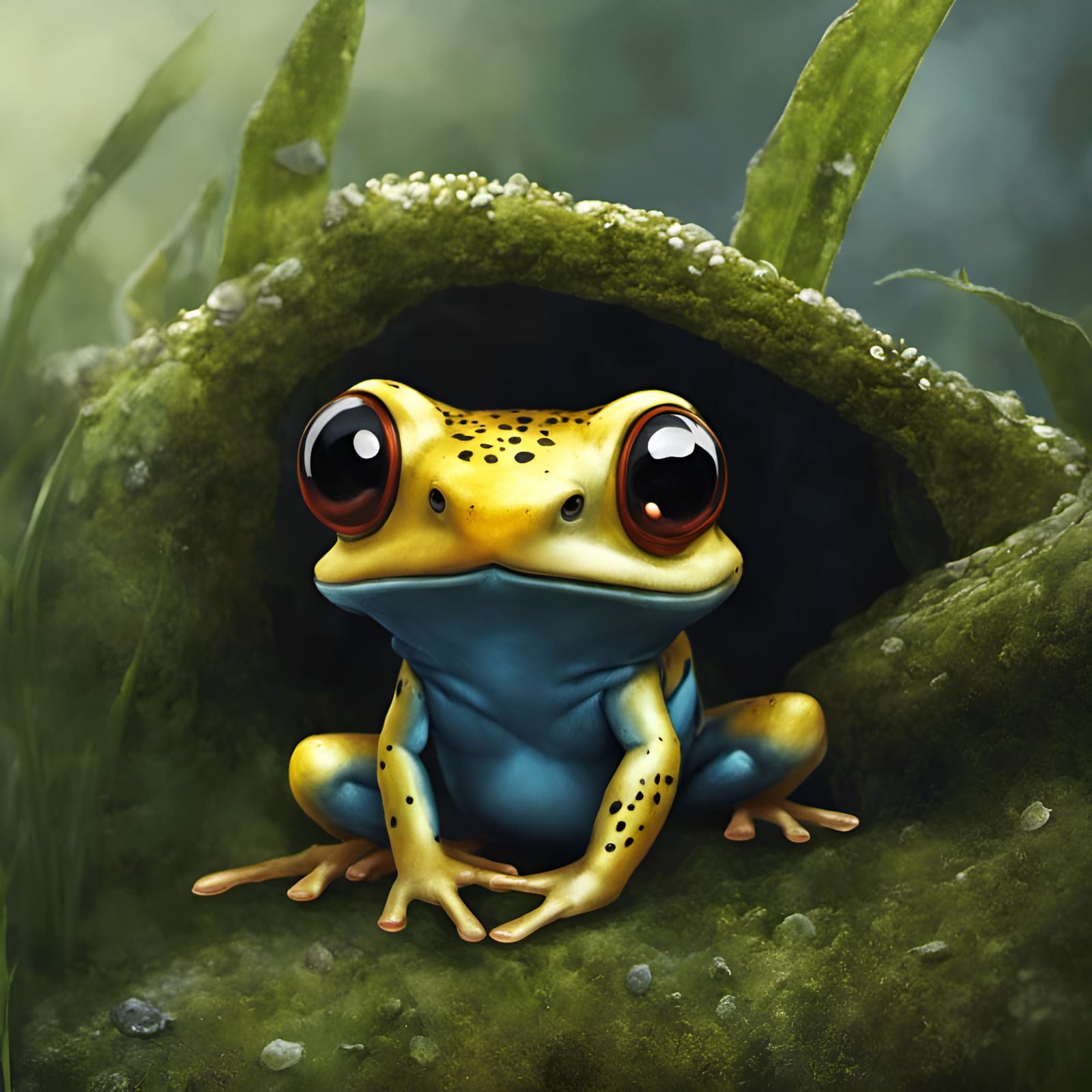 Little Frog - AI Generated Artwork - NightCafe Creator
