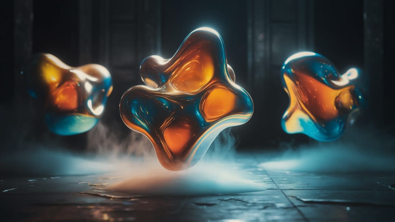 Surreal Metal Sculptures in Dreamlike Chiaroscuro