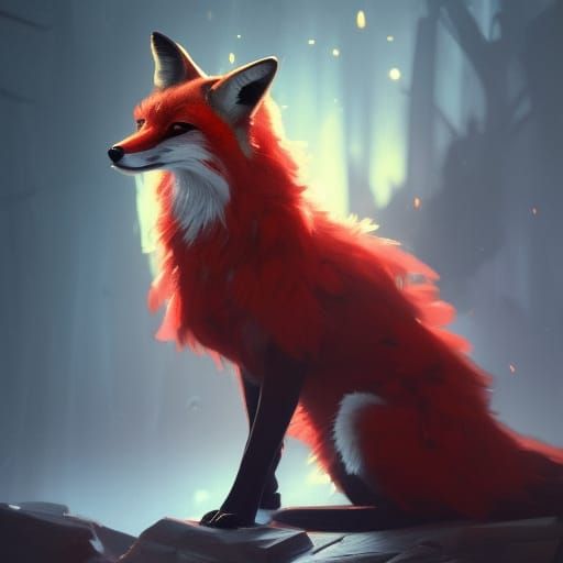 No words needed 🦊 ♥️ ⭐️   by @Ari