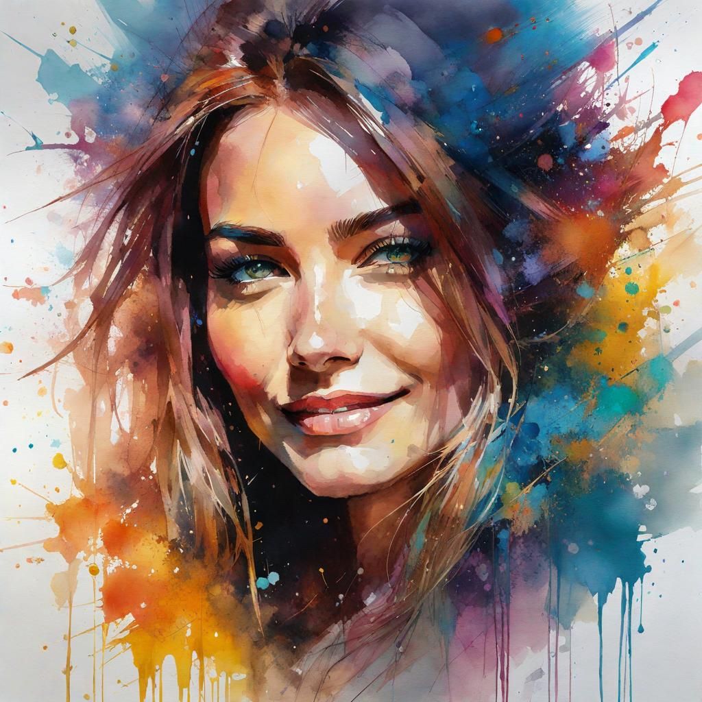 An attractive middle aged woman with a nice smile - AI Generated Artwork -  NightCafe Creator