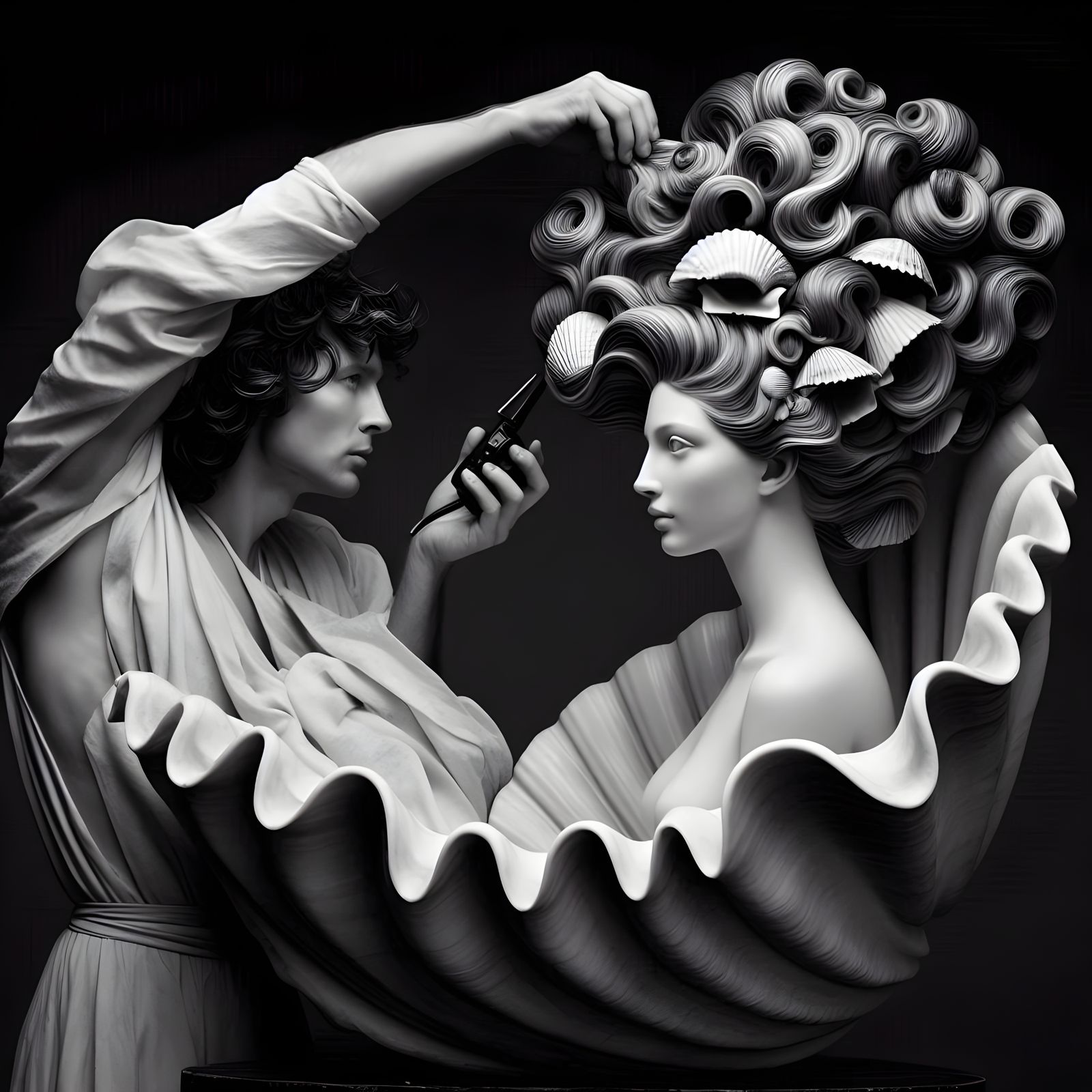 Preparation of Venus, After Botticelli.