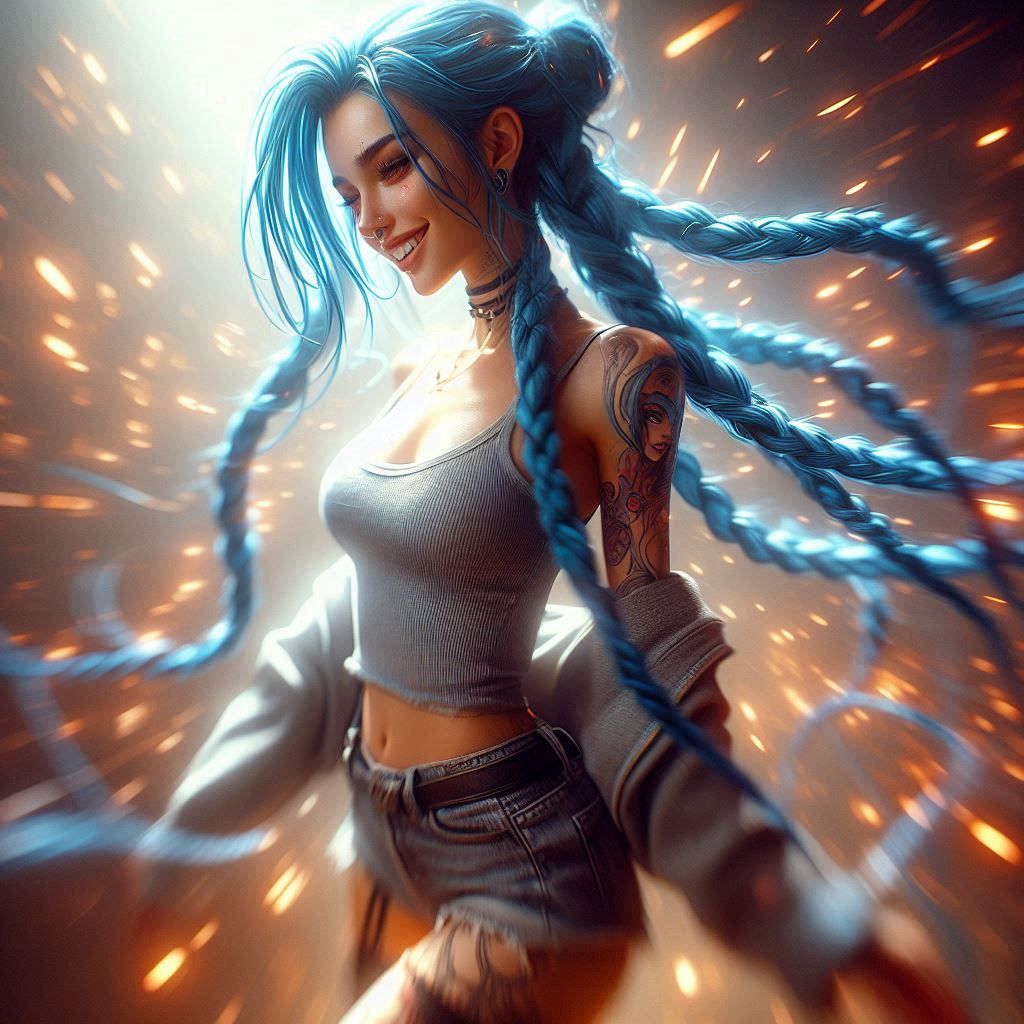 Jinx full of happiness ♥ x)