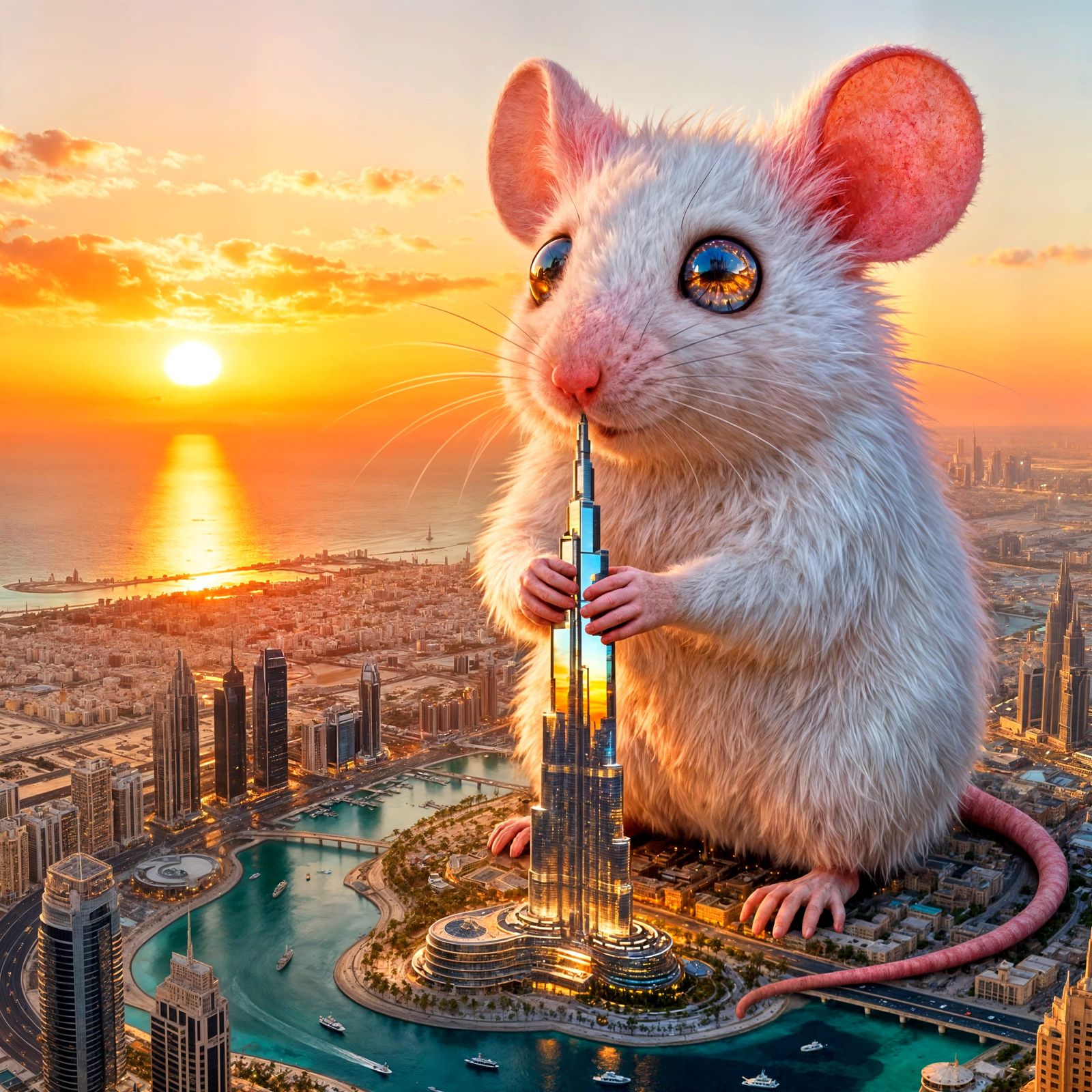 As Whiskers grew, he was able to eat anything  by @Tiny Pearl Cat