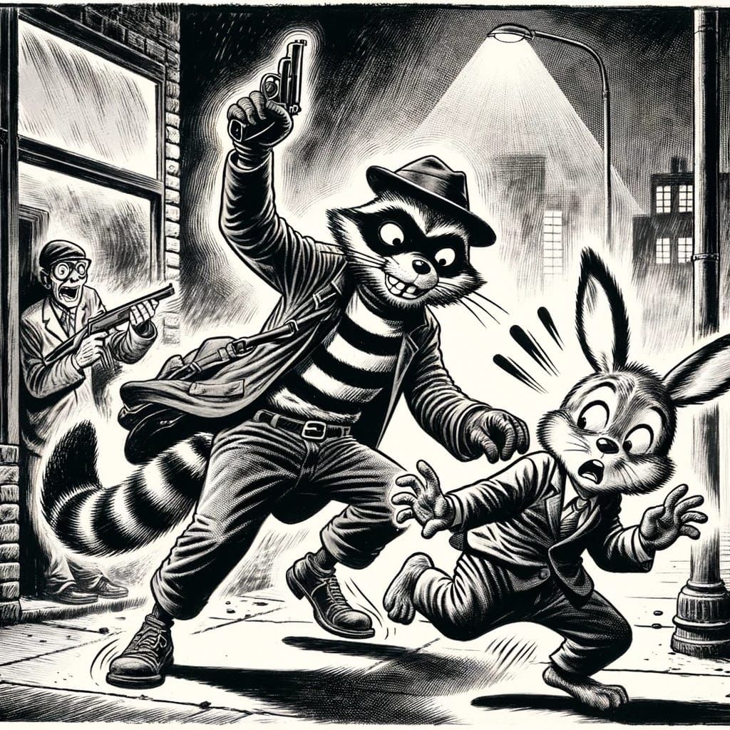 "What's in the pocket, long ears? Let's make this quick."