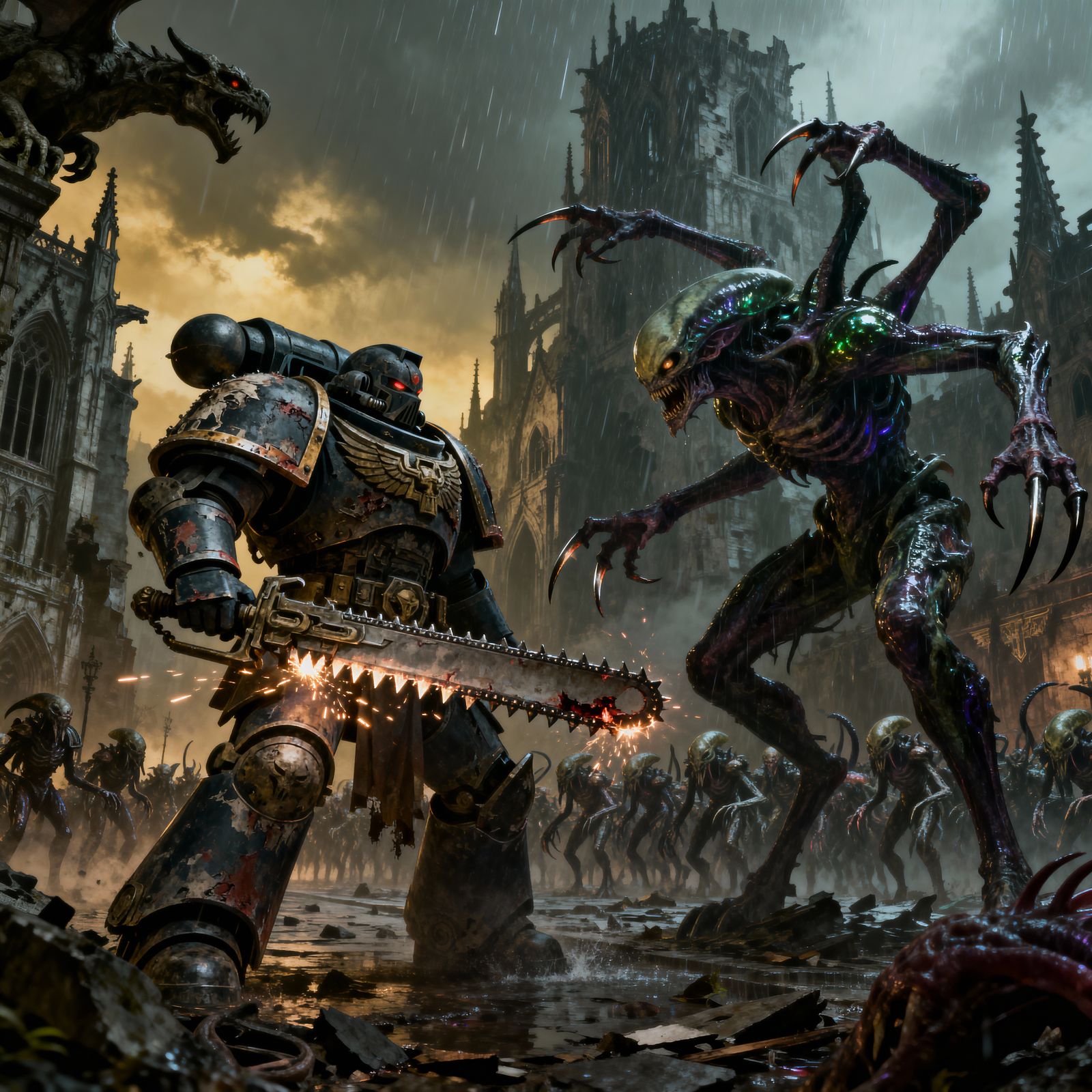 Adeptus Astartes. Knight of the Imperium. Shield of Mankind.