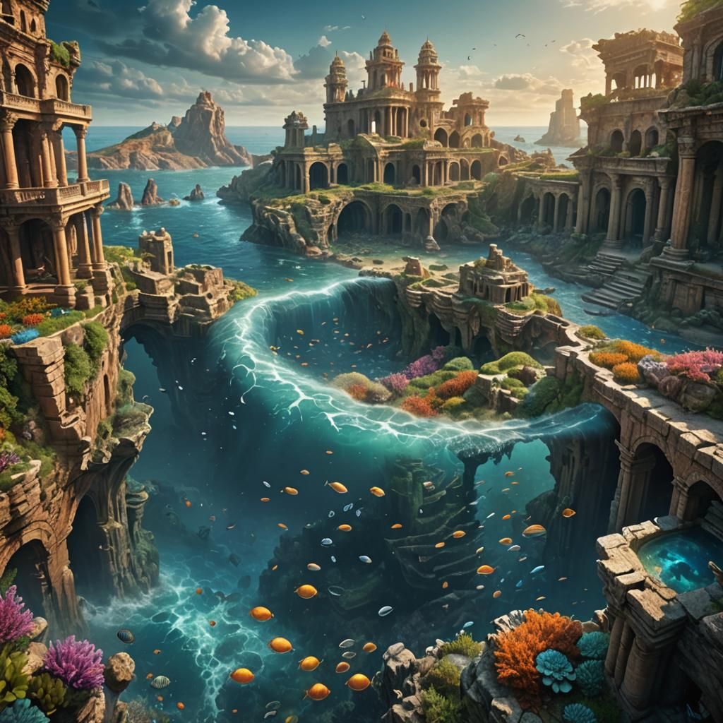 Atlantis Before The Fall Ai Generated Artwork Nightcafe Creator